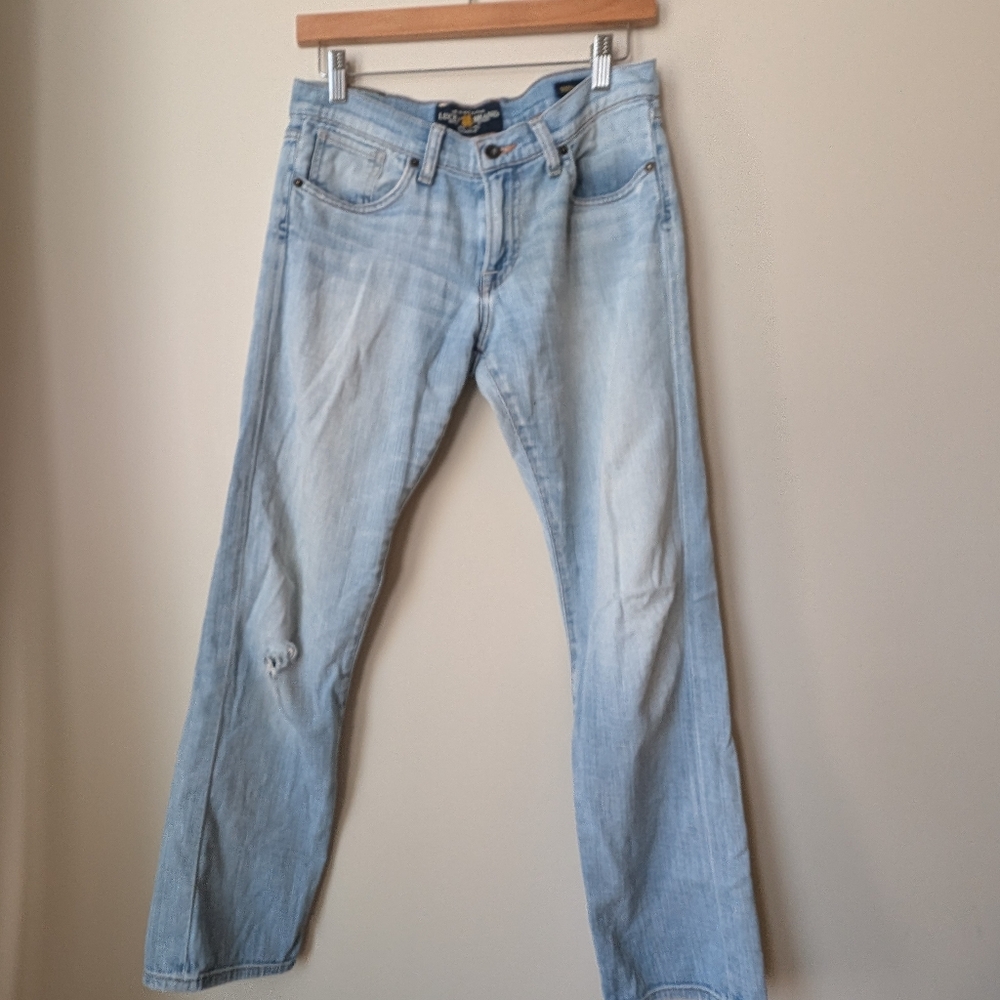 Lucky Brand Light Wash Low-rise Boyfriend Jeans